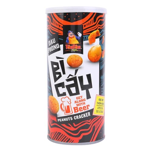 Image of 1 Pack - Cracker Peanuts - Dau Phong Bi Cay - 8 Oz per Can