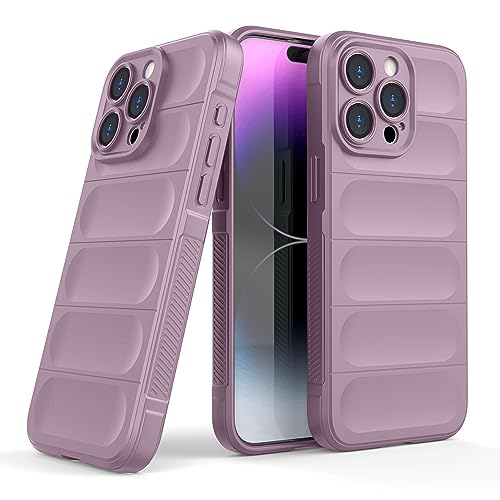 Image of amazon basics Back Case Cover for iPhone 15 Pro Max | Compatible for iPhone 15 Pro Max Back Cover | Liquid Silicon Magic Case with Camera Protection | Lavender