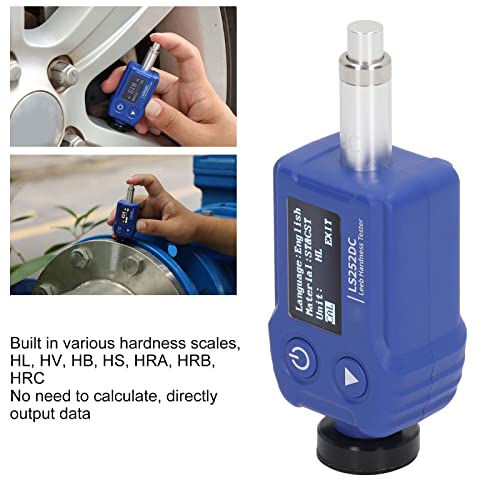 Yunseity Leeb-HäRteprüFgeräT FüR HL HV HN HB HS HRA HRC, 170 Bis 960 HLD Durometer Tester, DC-SchlaggeräT, FüR Eisen-Kupfer-Edelstahl Usw