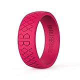 Barbell Bands Silicone Ring for Men | Premium Rubber Wedding Band | Perfect for Tactical Jobs, Weightlifting, Active Lifestyle