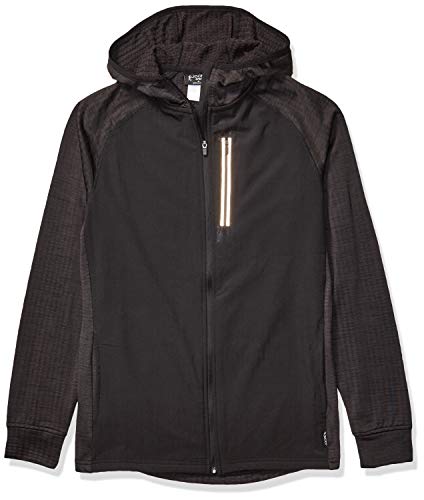 Jockey Men's Active Fleece Zip Up Hoodie, Black, Medium
