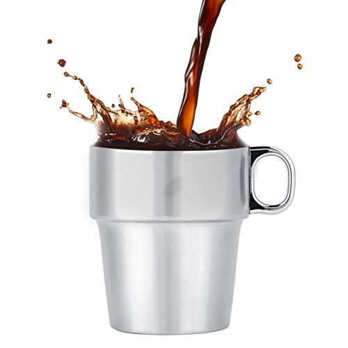 Copo de cerveja, copo com suporte para copos Copo de café resistente e durável, acampamento ao ar li