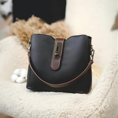 Gowloz black leather sling bag – image 7