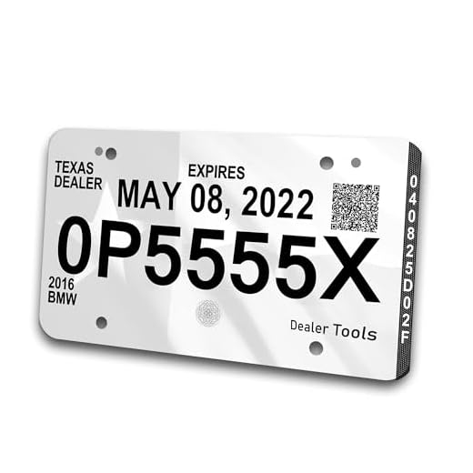 Temporary License Plates PVC Paper Tags