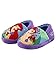 Disney Princess Ariel The Little Mermaid Girls Toddler Plush Aline Slippers (11-12 M US Little Kid, Violet)