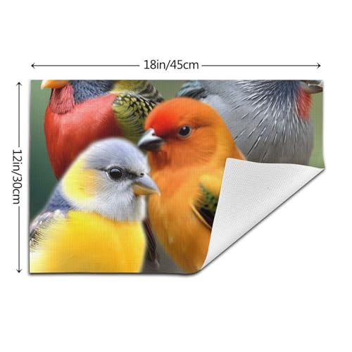 Sets de table tissés au design oiseaux : l'élégance durable pour vos fêtes