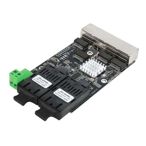 Module de commutateurs réseau Gigabit Industriel 2 SFP 4 RJ45 pour rails DIN
