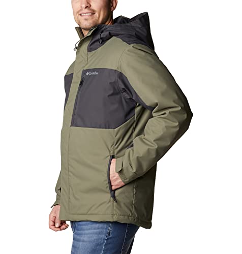 Columbia Men's Tipton Peak Ii Insulated Jacket, Stone Green/Shark, Medium #TOP2