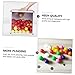 VICASKY 60pcs Colorful Raffle Game Pong for Party Activities Drawings and Events Smooth for Easy Handling and Lightweight Design