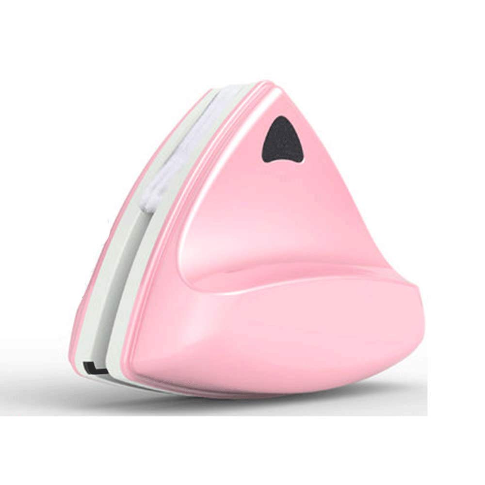 Limpiaparabrisas - Limpiador de Ventanas magnético Limpiador de limpiaparabrisas Fuerte magnético Toallita de Doble Cara Limpieza de Pisos Altos Limpieza del hogar (Color : Verde) (Rosado)