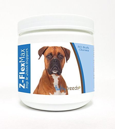 Healthy Breeds Boxer Z-Flex Max Hip and Joint Soft Chews 50 Count