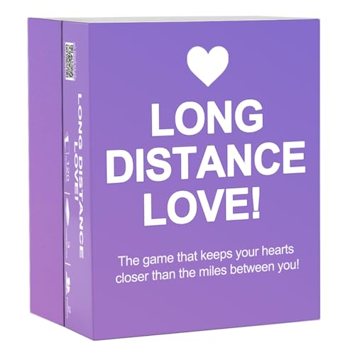 Long Distance Love – Long Distance Relationship Card Game for Couples, 150 Conversation Starter...