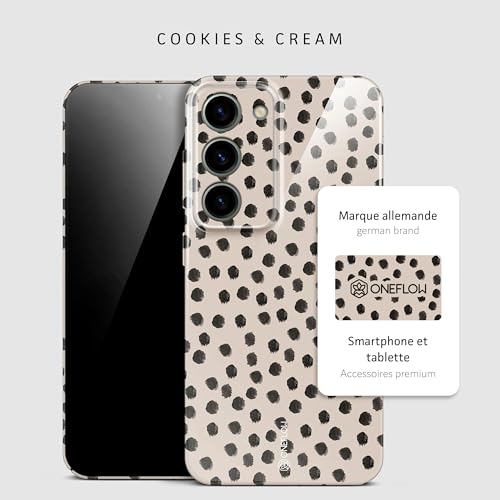Coque Samsung S23 protection caméra étui rigide imprimé motif points ONEFLOW - 4