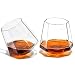 Diamond Whiskey Glasses - Rocks Glass for Rum, Tequila, Scotch Glasses - Whiskey Gifts - 10oz Cocktail, Lowball, Old Fashioned Glass (Set of 2) Unique Bar Decor & Bourbon Gifts by Prestige Decanters