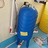 Vaso Expansion Tanque de Agua con Pozo de Soporte de Plástico - 10 20 30 40 50 60 80 90 100 130 Galones, Contenedores de Almacenamiento de Agua a Presión Portátiles, Uso de La Cocina del Sótano(Size:5