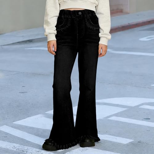 Jeans fille large idéal pour le collège et les sorties mode