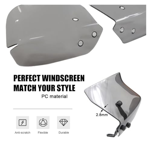 Protège-mains moto pour PCX 125 isolant du vent, garde-main guidon carbone - 4