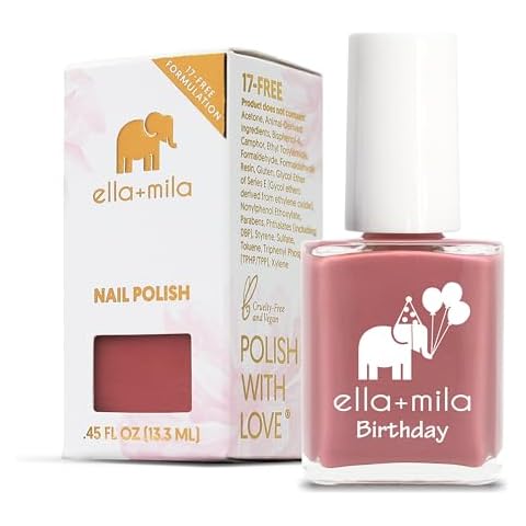 ella+mila Professional Nail Polish - Quick Dry Nail Polish - Long-Lasting & Chip Resistant Formula (Birthday Collection - Sixth Fix - 0.45 fl oz) Cover