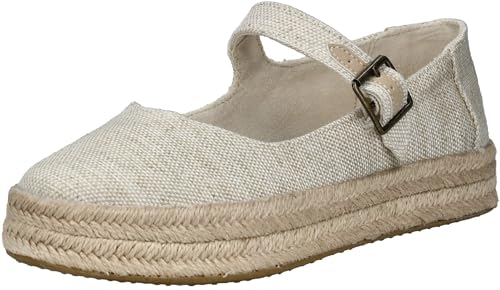 Toms Womens Carolina Mary Jane Natural 6 Medium