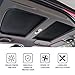 2PCS Car Sunroof Sunshade, Car Roof Cover, Foldable UV Reflector Reflective Covers Block UV Rays Glare, Car Interior Accessories Fit for Mini Cooper, Clubman & Countryman R56 (Black)