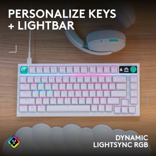 Logitech G316 X 75 Gaming Keyboard, Tactile Switches - White - image 7