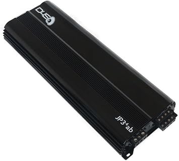 JP34 AB Black Gloss 4 Channel Car Audio Amplifier | 590W RMS Class AB Power Amp | Car Stereo Speaker Amplifier | High-Performance Automotive Sound