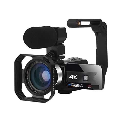 Caméscope de vision nocturne 4K avec carte SD 16Go pour vlog - 3