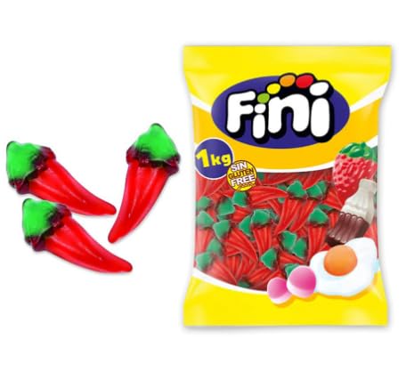 Bonbons gélifiés au piment épicé, paquet de 6 (1 kg)