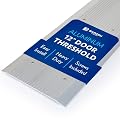 Door Threshold - High Quality 12" Wide Aluminum Thresholds Strip for Doorways, Flat Transition Door Saddle Low-Profile Door Sill, Corrugated, 12 x 36 Inches