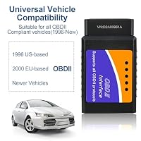 OBD 2 Diagnosegerät Auto Adapter WiFi OBD Diagnosegerät kompatibel mit iOS, iPhone, iPad und Android,OBD 2 Bluetooth Adapter OBD Auto Diagnosegerät für Alle OBD 2 Protokoll Fahrzeug – Ansicht 6