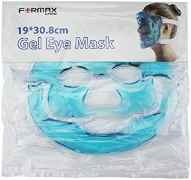 1 Pack Therapy Hot&Cold Gel Eye Mask Reusable Full Face by FORMAXCARE 7.5'' X 12'' (1)