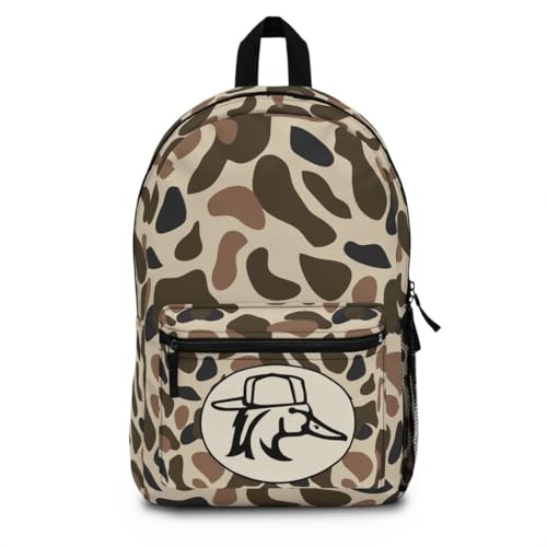 Camo 'Redneck Duck' Bookbag/Old School Backpack/Trendy Camouflaged Travel bag/Country Life Hiking Bag/Camo Student Bookbag/Kids School Bag