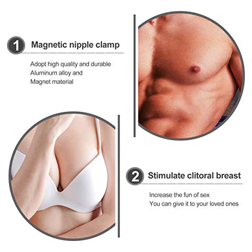 ARTIBETTER 1 par de Grampos Magnéticos para Mamilos Grampos para Mamilos Grampo para Seios Grampos p