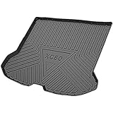 Car Gummi Kofferraummatte für Volvo XC60 2011-2015 2016 2017, Kofferraumwanne Gummimatte Antirutschmatte Kofferraumschutz Auto KofferraumzubehöR(Schwarz)