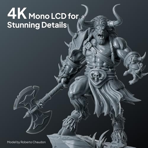 Image of ELEGOO Mars 5 Resin 3D Printer with 4K Mono LCD,Automatic Leveling, Desktop 3D Printer with Printing Size of 5.65 x 3.53 x 5.91 inches