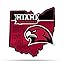 Miami of Ohio Redhawks State Shape