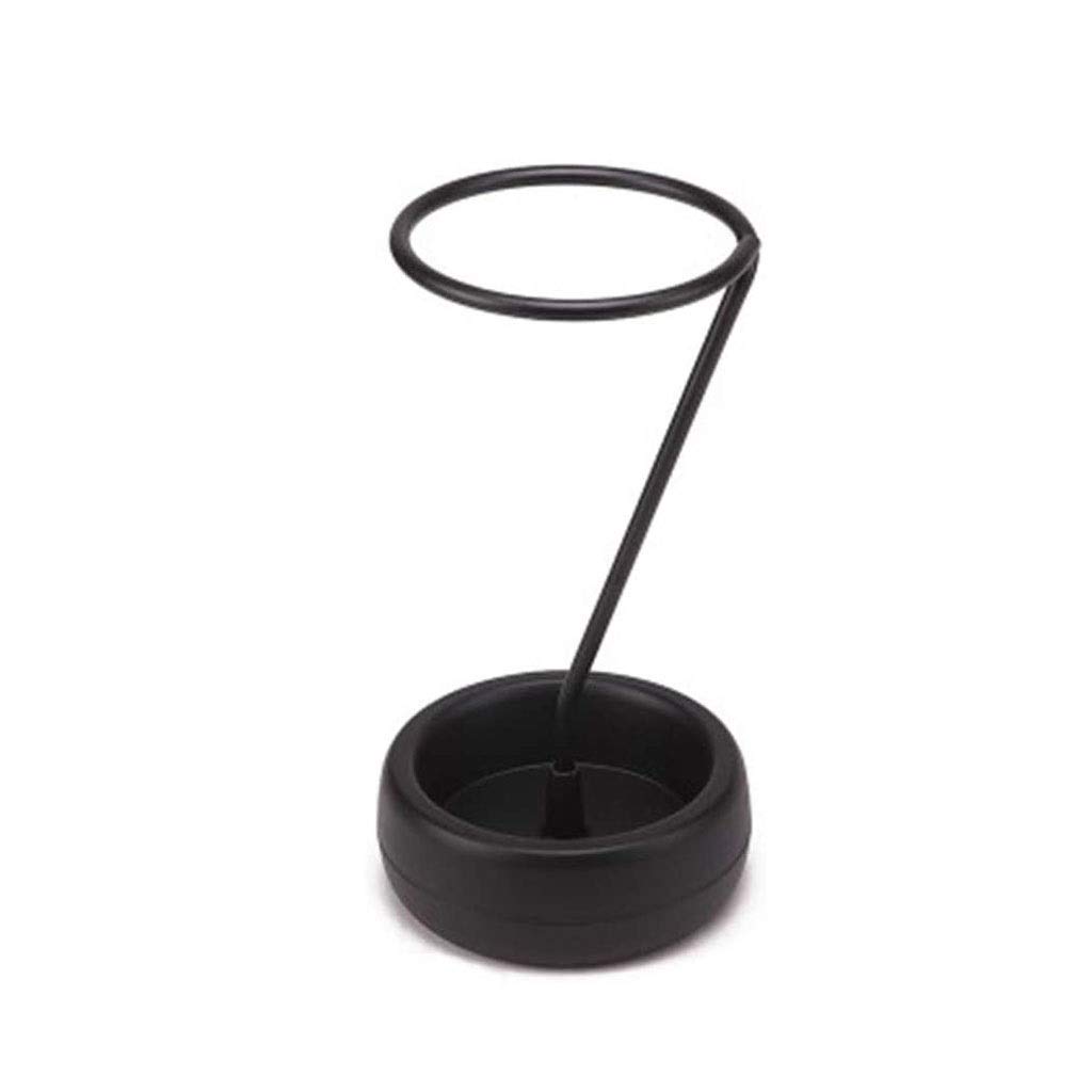 Porte-parapluies de bureau et maison support multifonctionnel en métal noir d'entrée