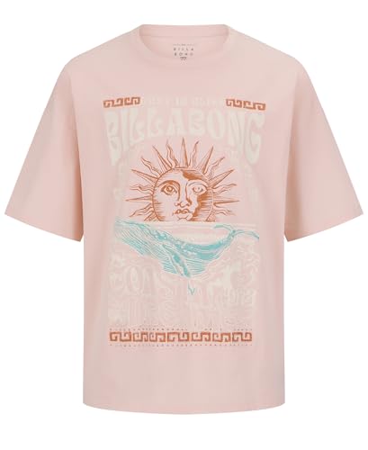 Image of Billabong Girls' Premium Short Sleeve Oversized Fit Graphic T-Shirt