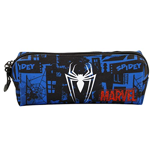 Marvel Spiderman Sky-FAN Square Pencil Case, Blue, 21 x 8 cm, 7 x 21 x 5.5 cm - Image 2