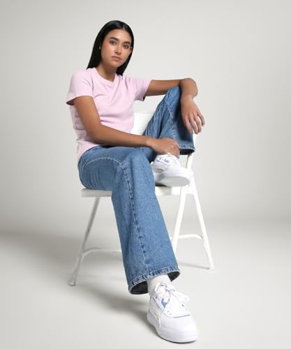 Image of PUMA Women Cotton Regular Fit T-Shirt