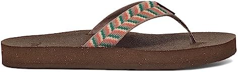 Teva Women's Reflip Sandal, Retro Geometric Neutral, 9 | Image 1