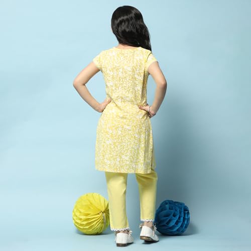 Image of BIBA Girls Cotton Suit Set