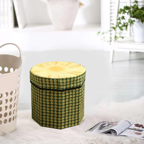 Tabouret de rangement pliable pour éliminer le désordre du salon
