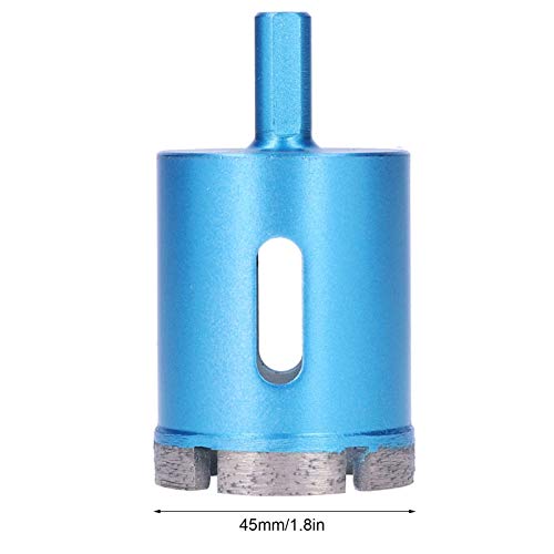 Plyisty Diamond Hole Saw Drill Bit Set, 40/45/50mm Diamond Drill Bits for Glass Ceramic, Stone, Tiles, Porcelain, Concrete Marble(45mm) - Image 2