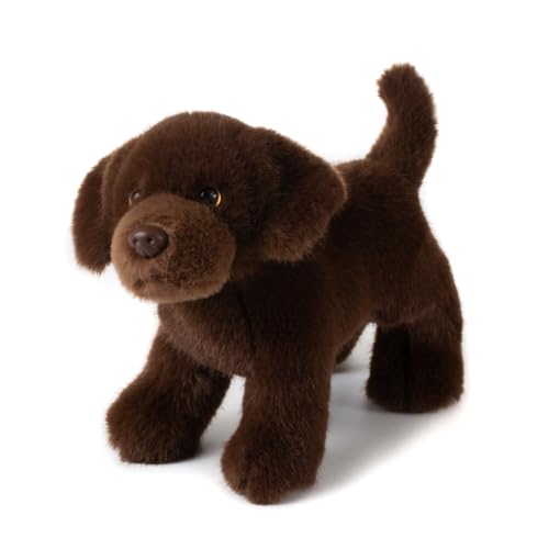 The Petting Zoo Chocolate Lab Dog Stuffed Animal Plushie, Kids Gifts, 8 in