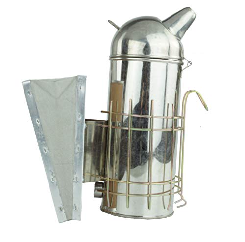 Preisvergleich Produktbild APIFORMES Europäische Smoker (L) mit Wildleder Blasebalg / Rauchbläser / Imkerei / Imkerschutz / Rauchdose / Imkereibedarf