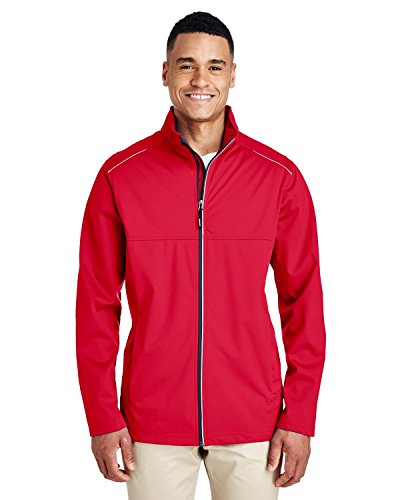 Ash City - Core 365 Men's Techno Lite Three-Layer Knit Tech-Shell M CLASSIC RED