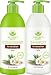 Nature's Gate Herbal Daily Cleanse Shampoo and Nature's Gate Herbal Daily Cleanse Conditioner Bundle With Sage, Lavender and Rosemary, 18 fl oz (532 ml) each