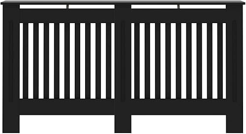 Miniatura 78 de 2 piezas de MDF para el hogar, calentador de sala de estar, soporte lateral para calefacción, cubierta de radiador, estante de gabinete de