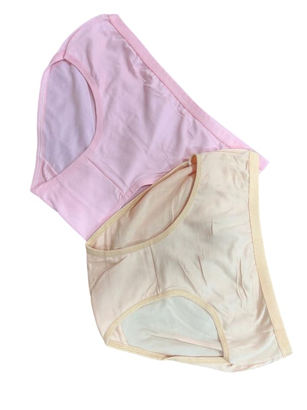 Women's Cotton Panties| Soft, Breathable, Full Coverage Underwear AZDG-1-Multi-M Multicolour-image-25